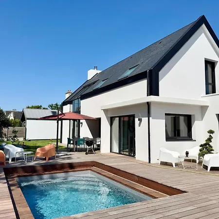 Superbe Contemporaine Avec Piscine, Sainte Marine *